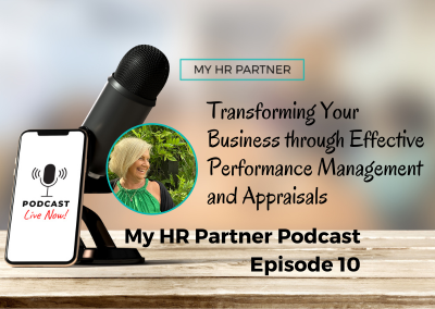 Podcast episode 10: Transforming Your Business through Effective Performance Management and Appraisals 